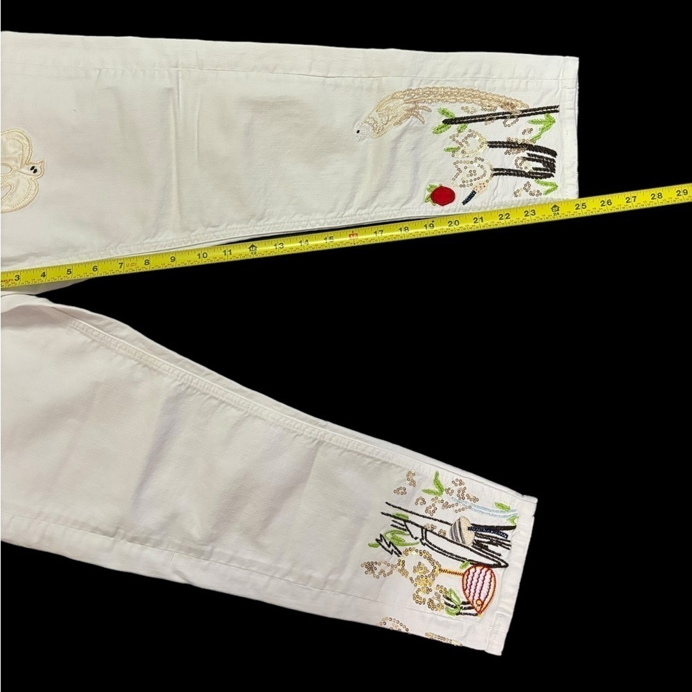 Zara woman Denim Embroidered High Waist New
Boyfriend Cut Jeans Size: US… - Picture 10 of 12